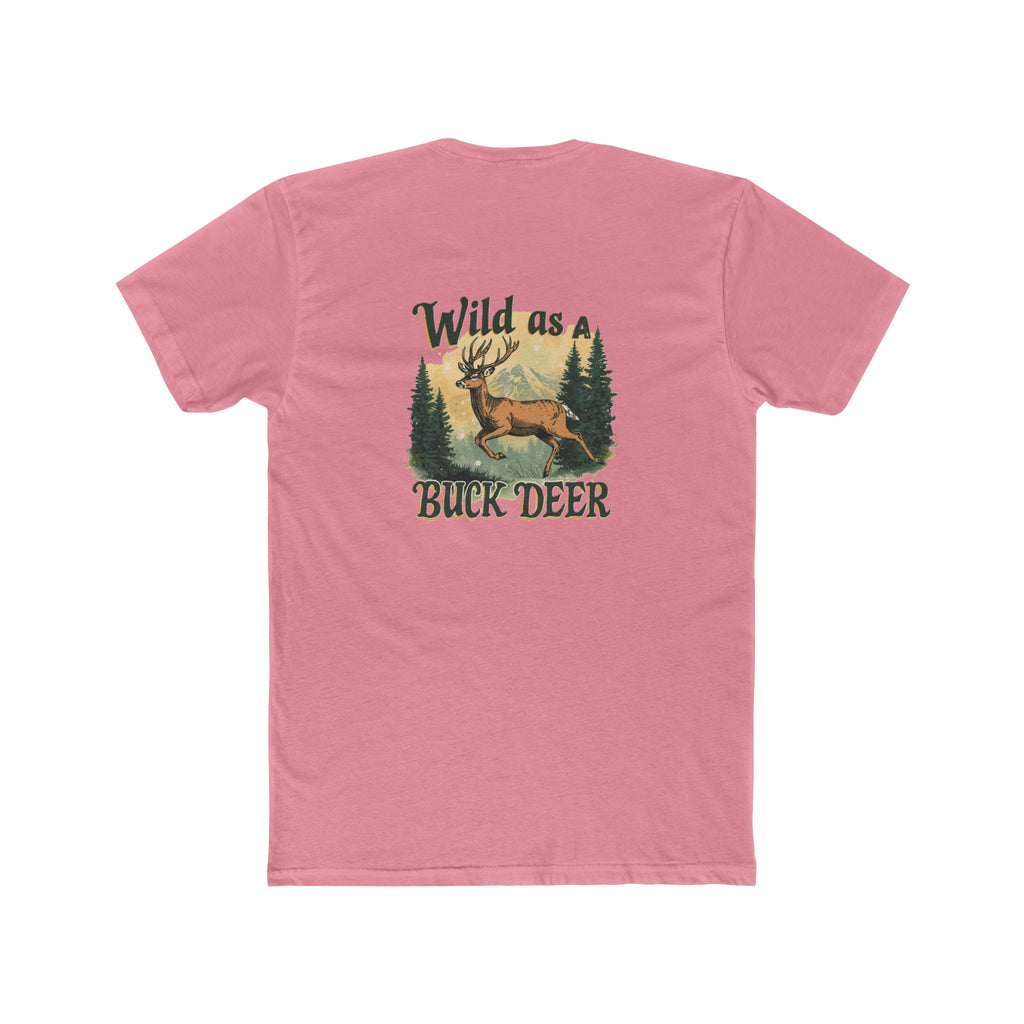 Men's Wild As A Buck Deer Tee