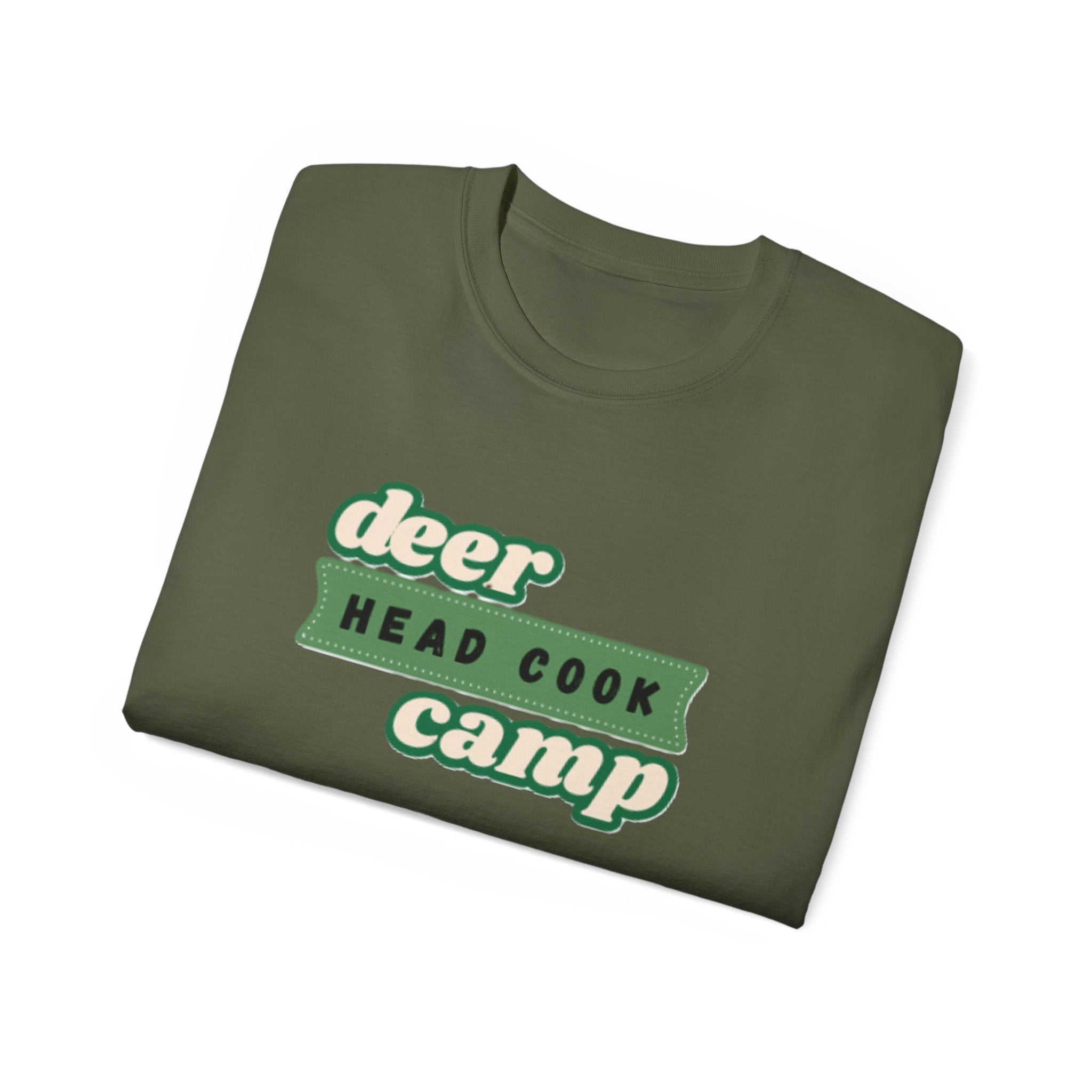 Deer Camp Head Cook T-Shirt - Comfy Cotton