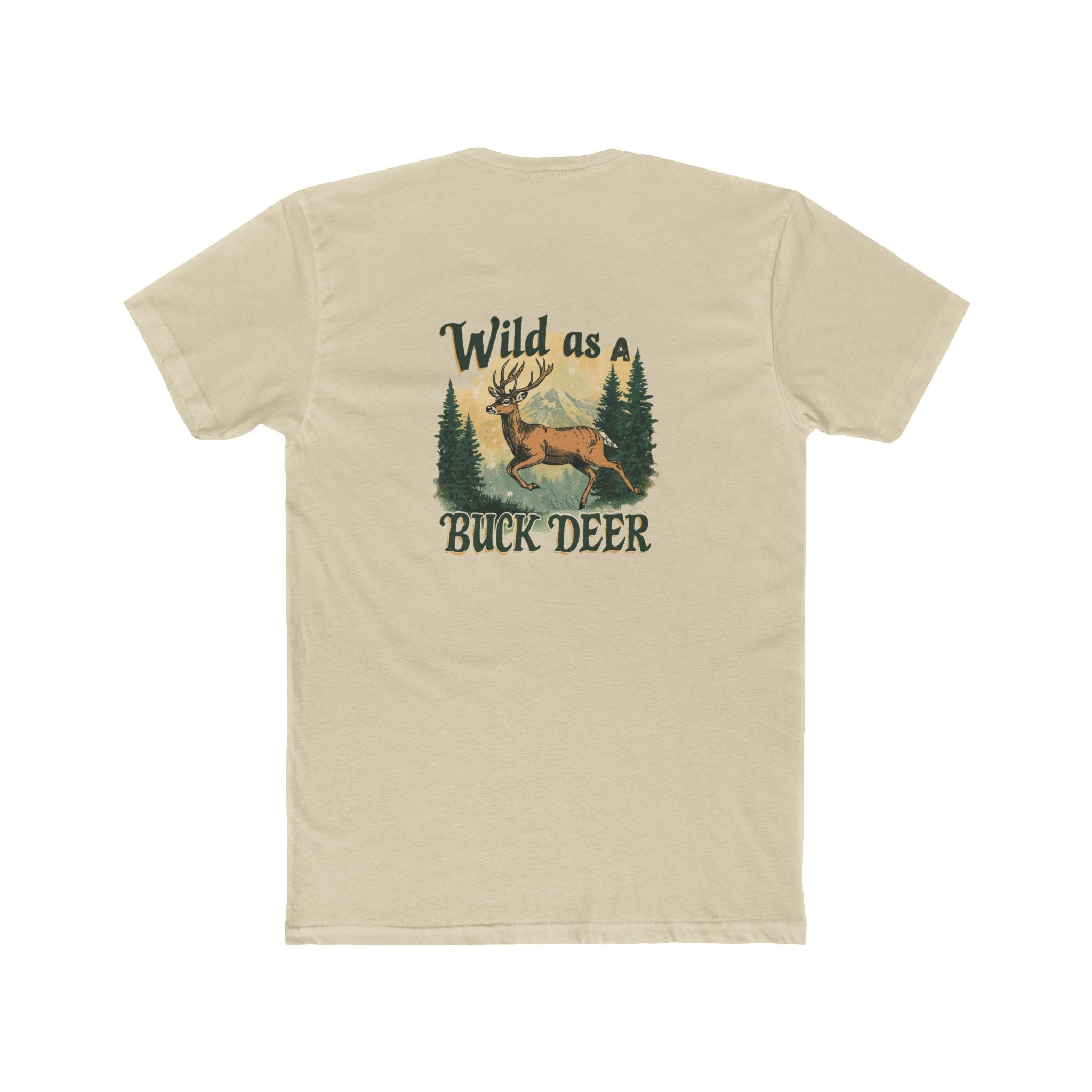 Men's Wild As A Buck Deer Tee
