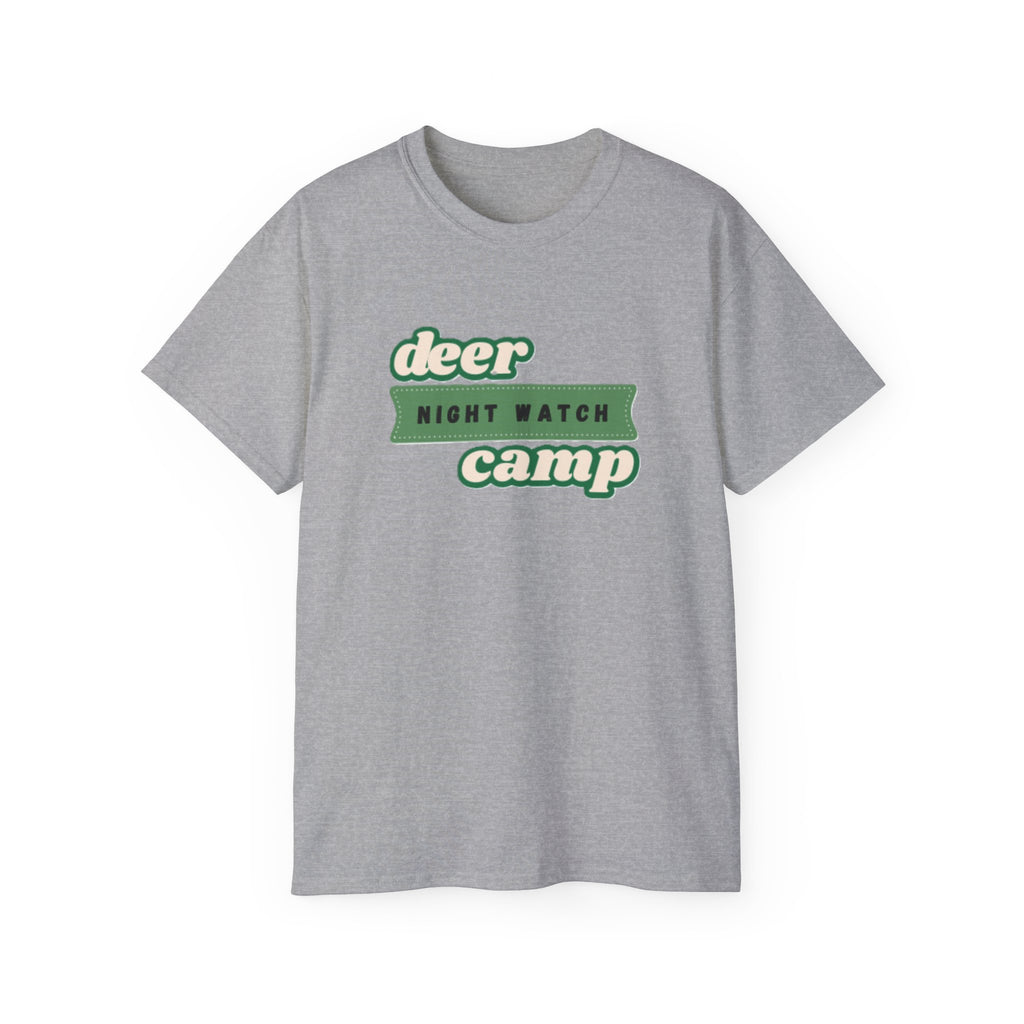 Deer Camp Night Watch T-Shirt - Comfy Cotton
