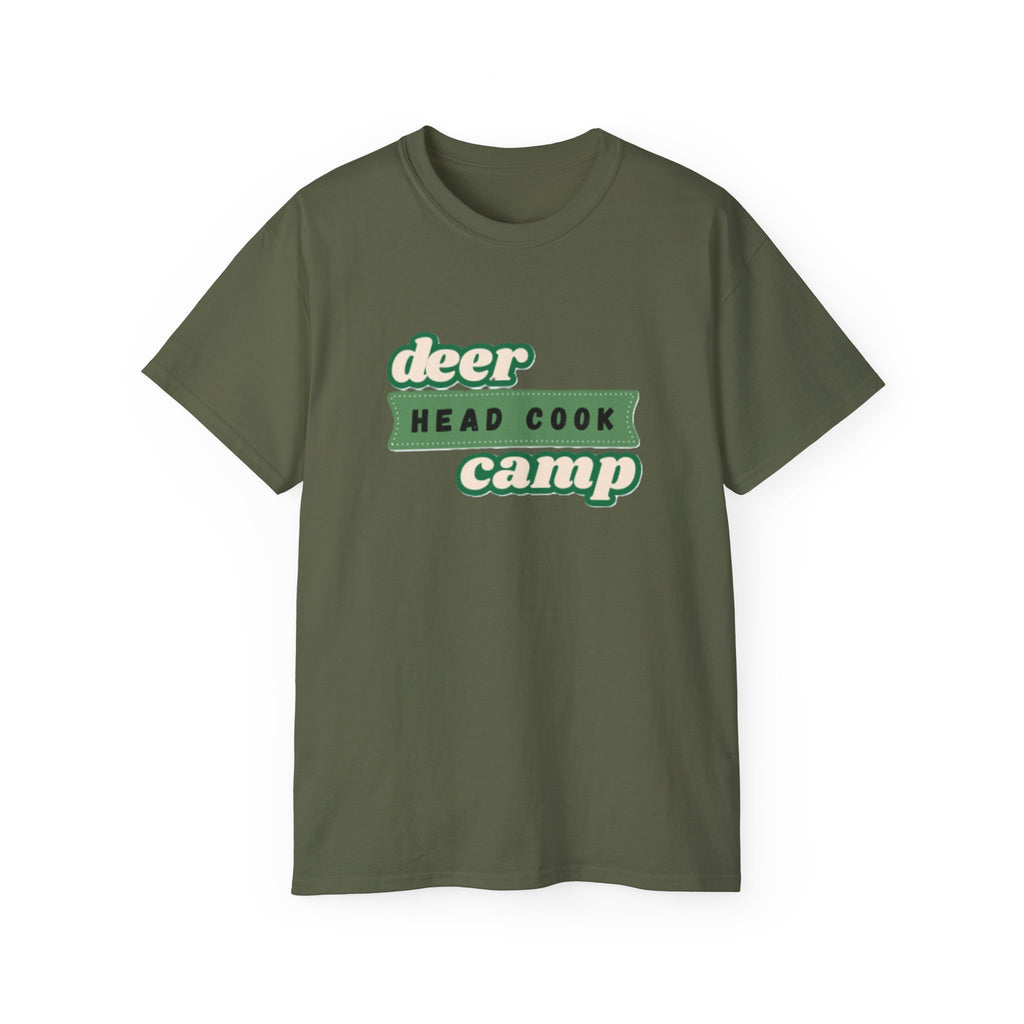Deer Camp Head Cook T-Shirt - Comfy Cotton