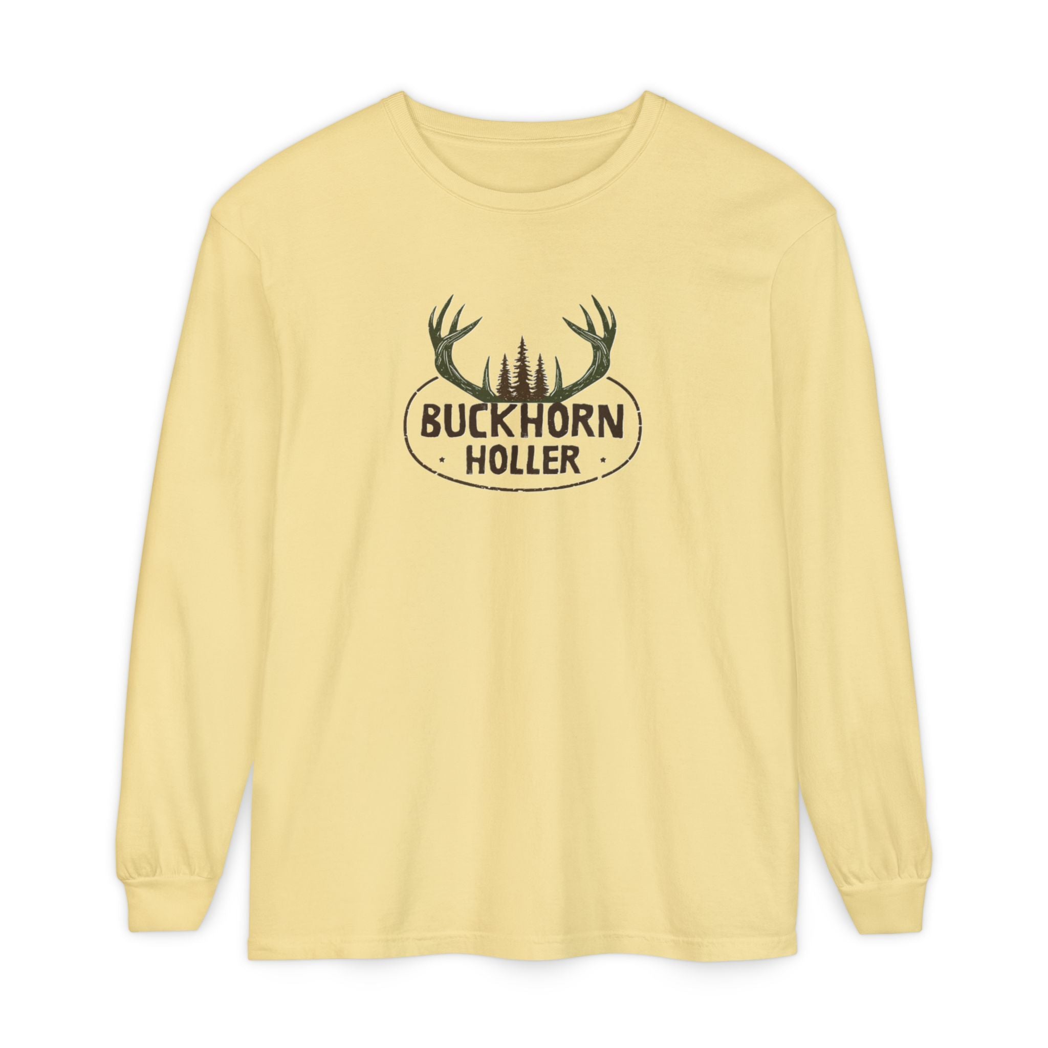 Lady's Buckhorn Holler Deer Long Sleeve Shirt