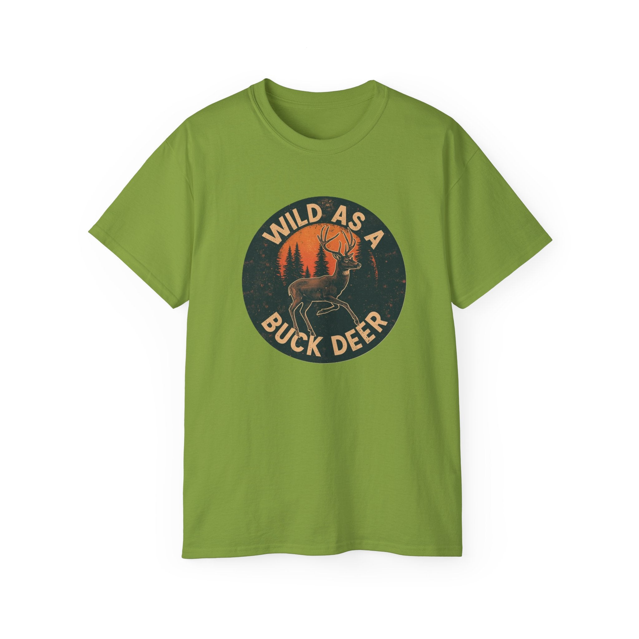 Lady's Wild As a Buck Deer T‑Shirt – Vintage Hunting Graphic Tee