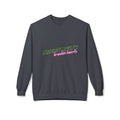 Lady's Crewneck Sweatshirt — "Taggin Bucks Breakin Hearts" Graphic Pullover