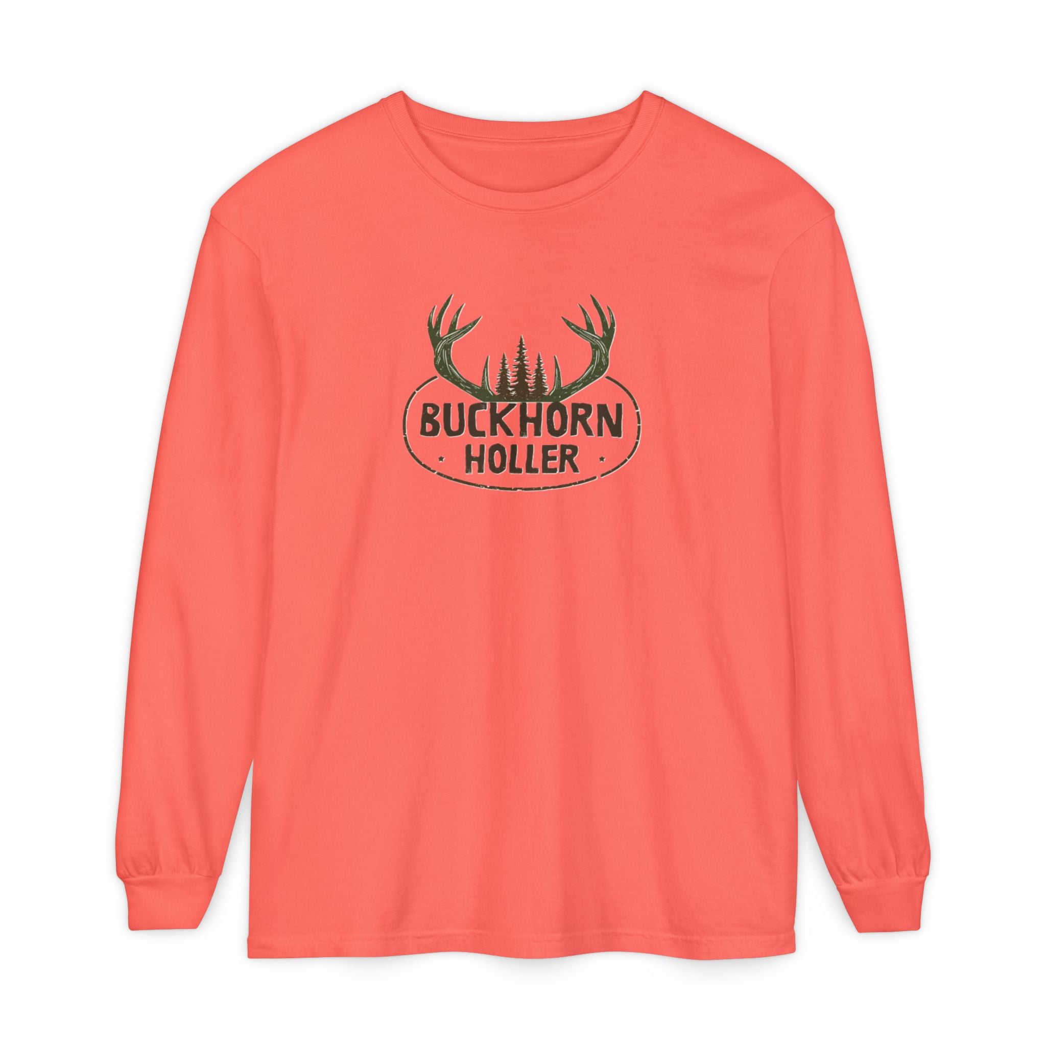 Lady's Buckhorn Holler Deer Long Sleeve Shirt