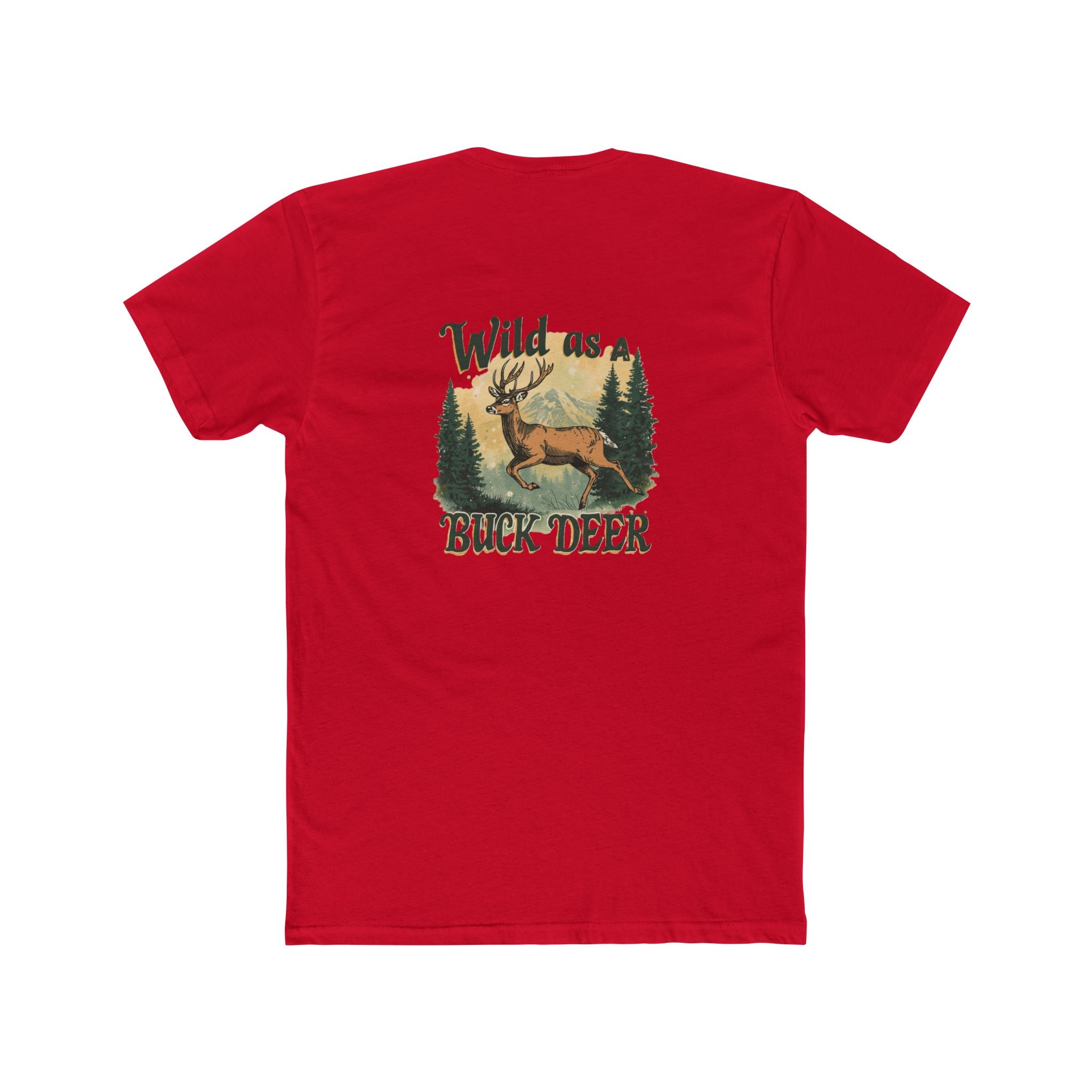 Men's Wild As A Buck Deer Tee