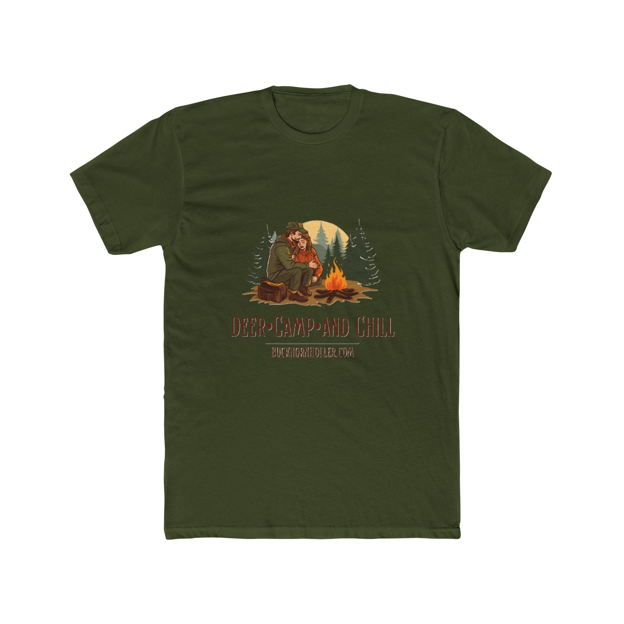 Buckhorn Holler T‑Shirt — 'Deer Camp and Chill'