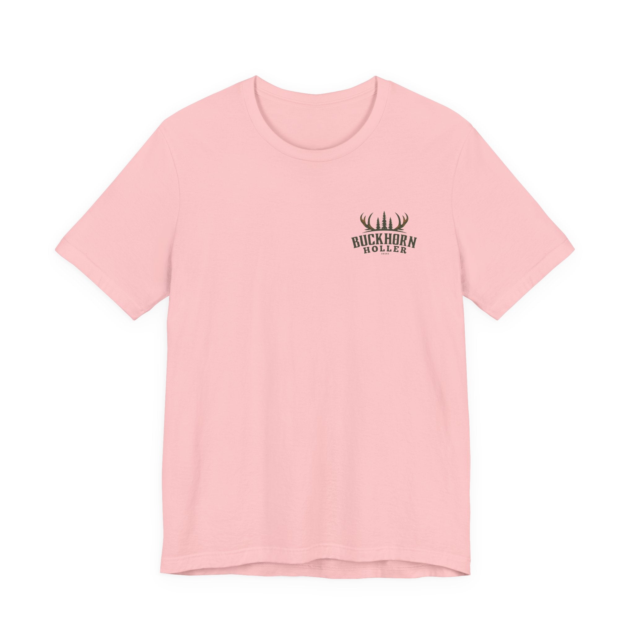 Pink Cut Shirttail Tee — Funny Deer Hunting Shirt
