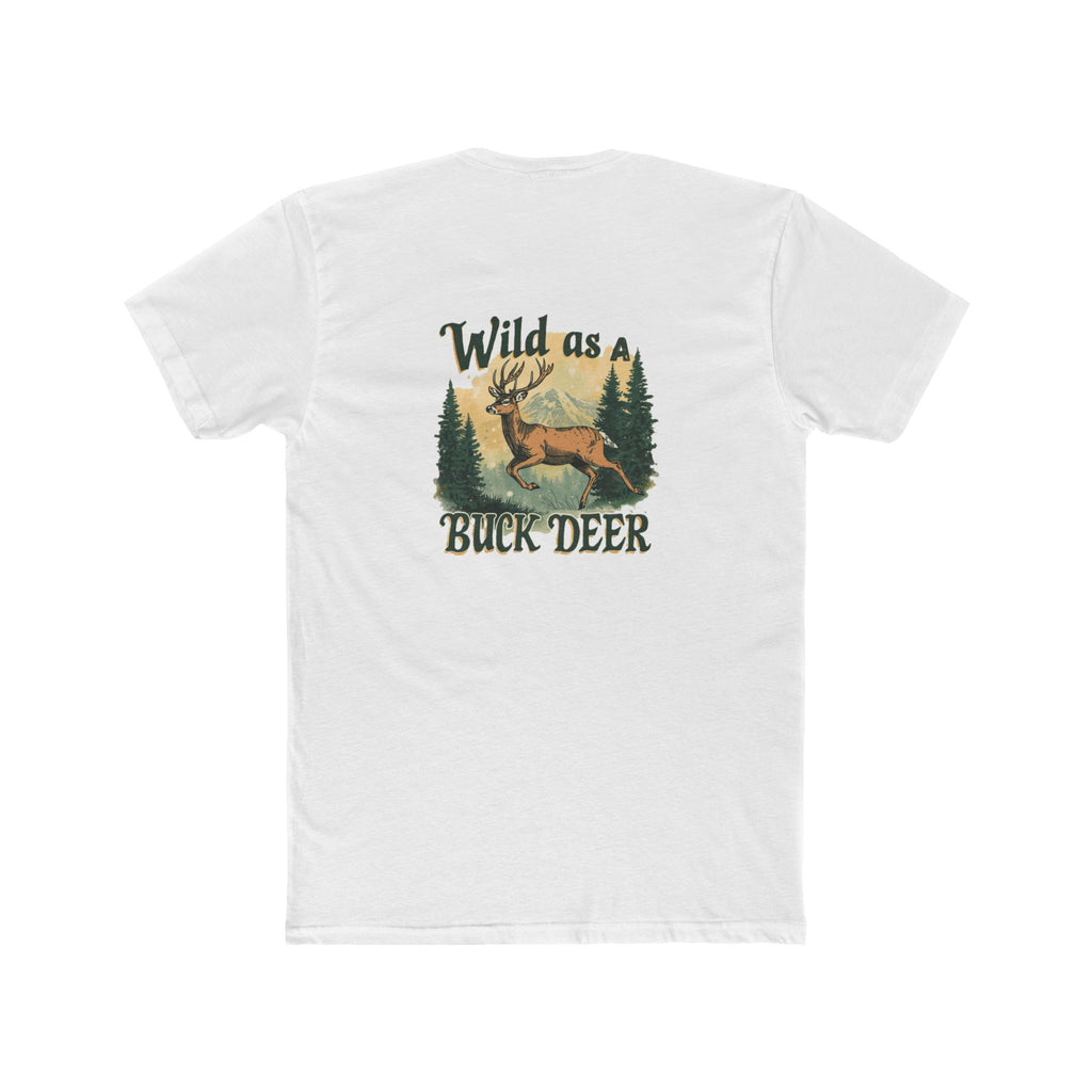 Men's Wild As A Buck Deer Tee