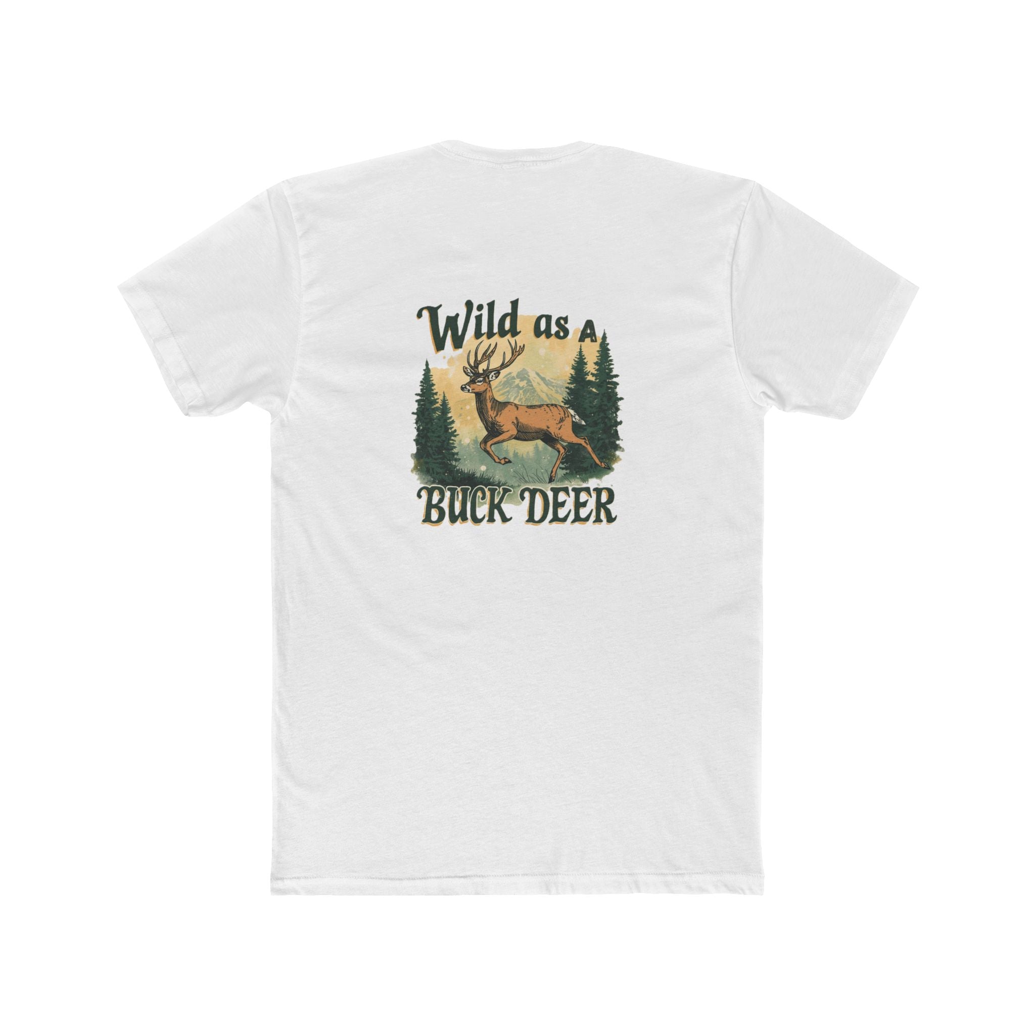 Men's Wild As A Buck Deer Tee
