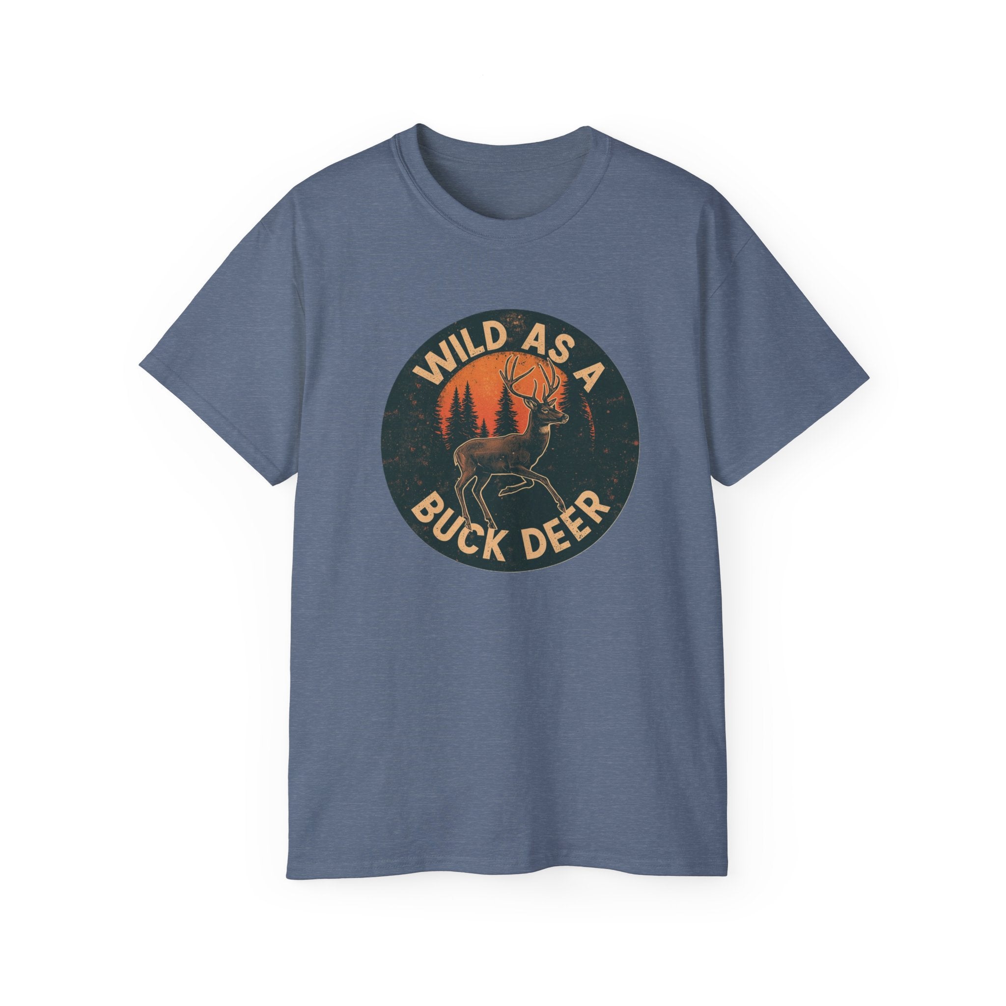 Lady's Wild As a Buck Deer T‑Shirt – Vintage Hunting Graphic Tee