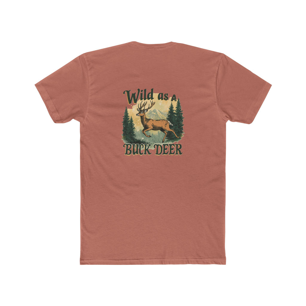 Men's Wild As A Buck Deer Tee
