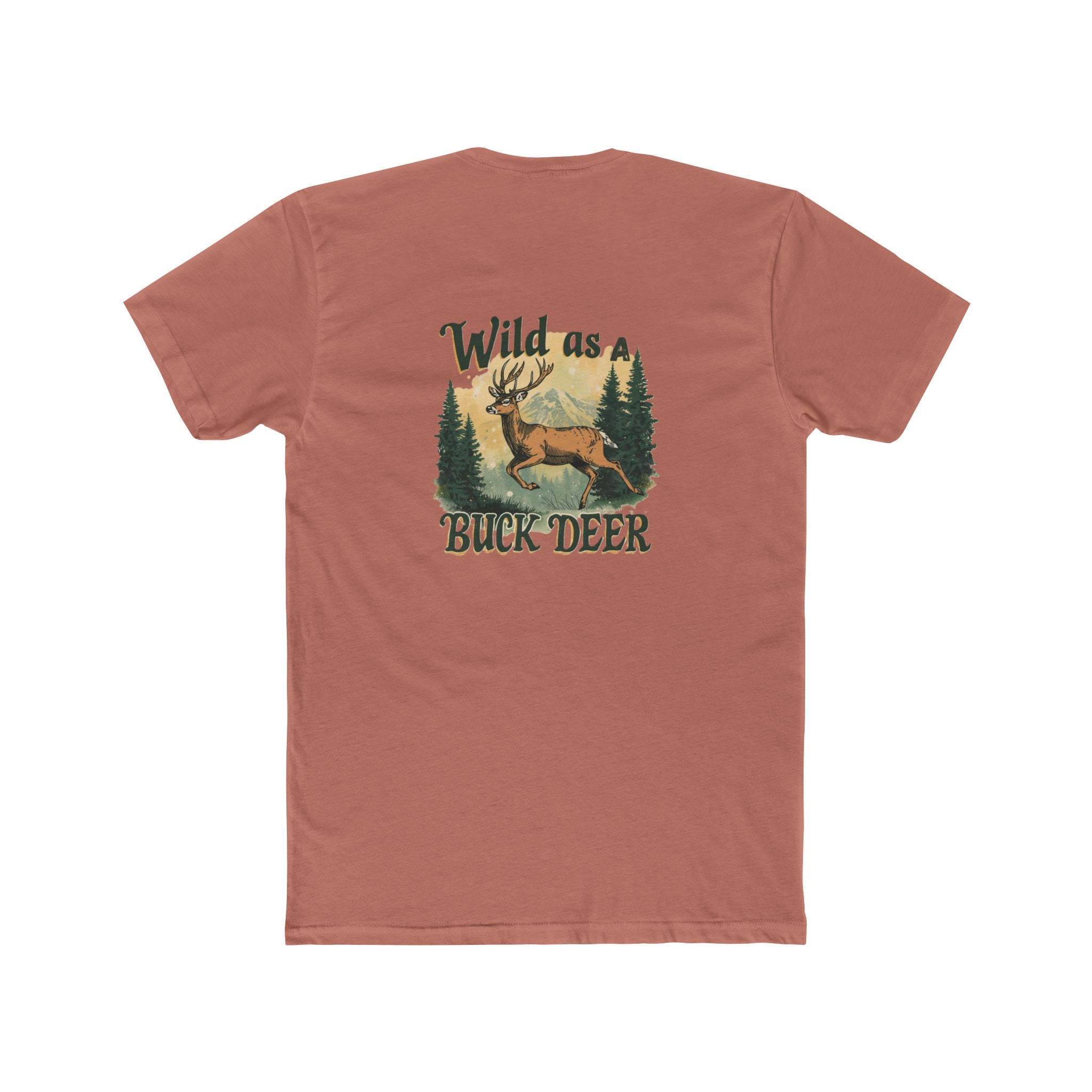 Men's Wild As A Buck Deer Tee
