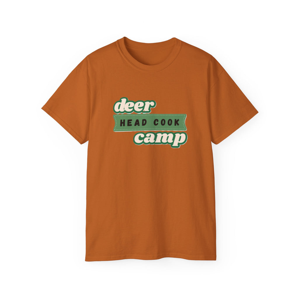 Deer Camp Head Cook T-Shirt - Comfy Cotton