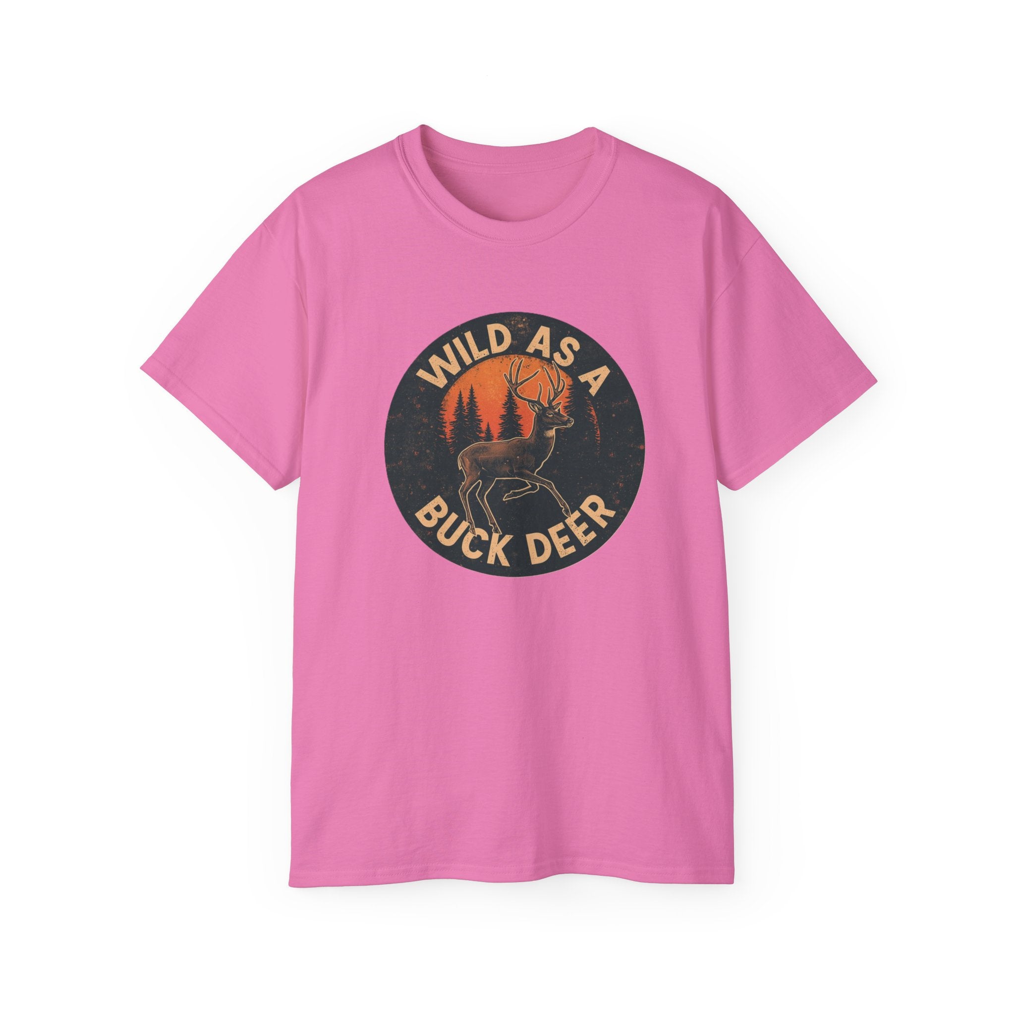 Lady's Wild As a Buck Deer T‑Shirt – Vintage Hunting Graphic Tee
