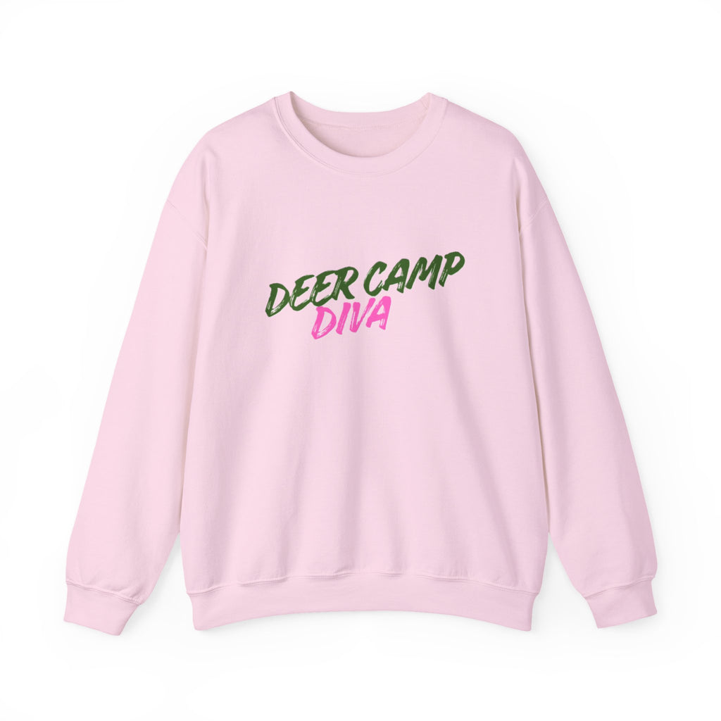 Lady's Sweatshirt — "Deer Camp Diva"