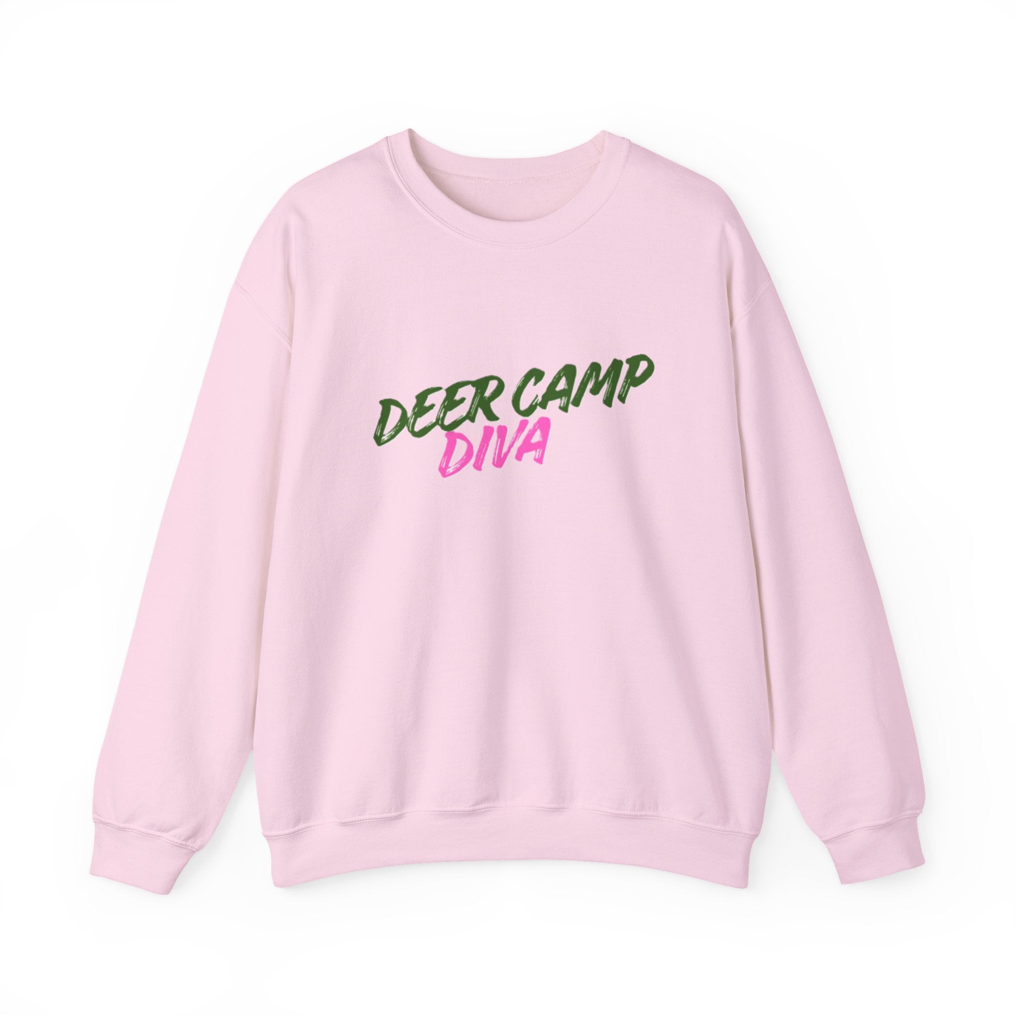 Lady's Sweatshirt — "Deer Camp Diva"