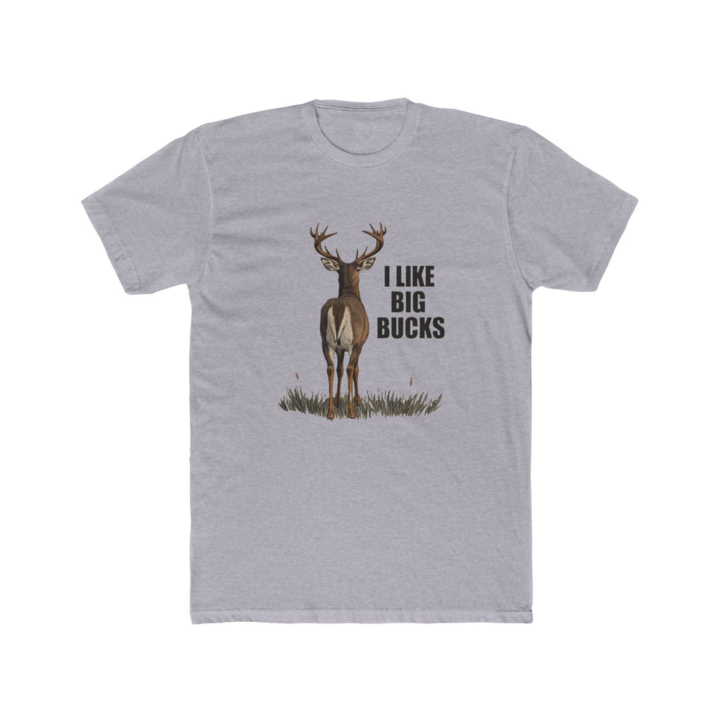 Men's Deer Graphic Tee - 'I Like Big Bucks'