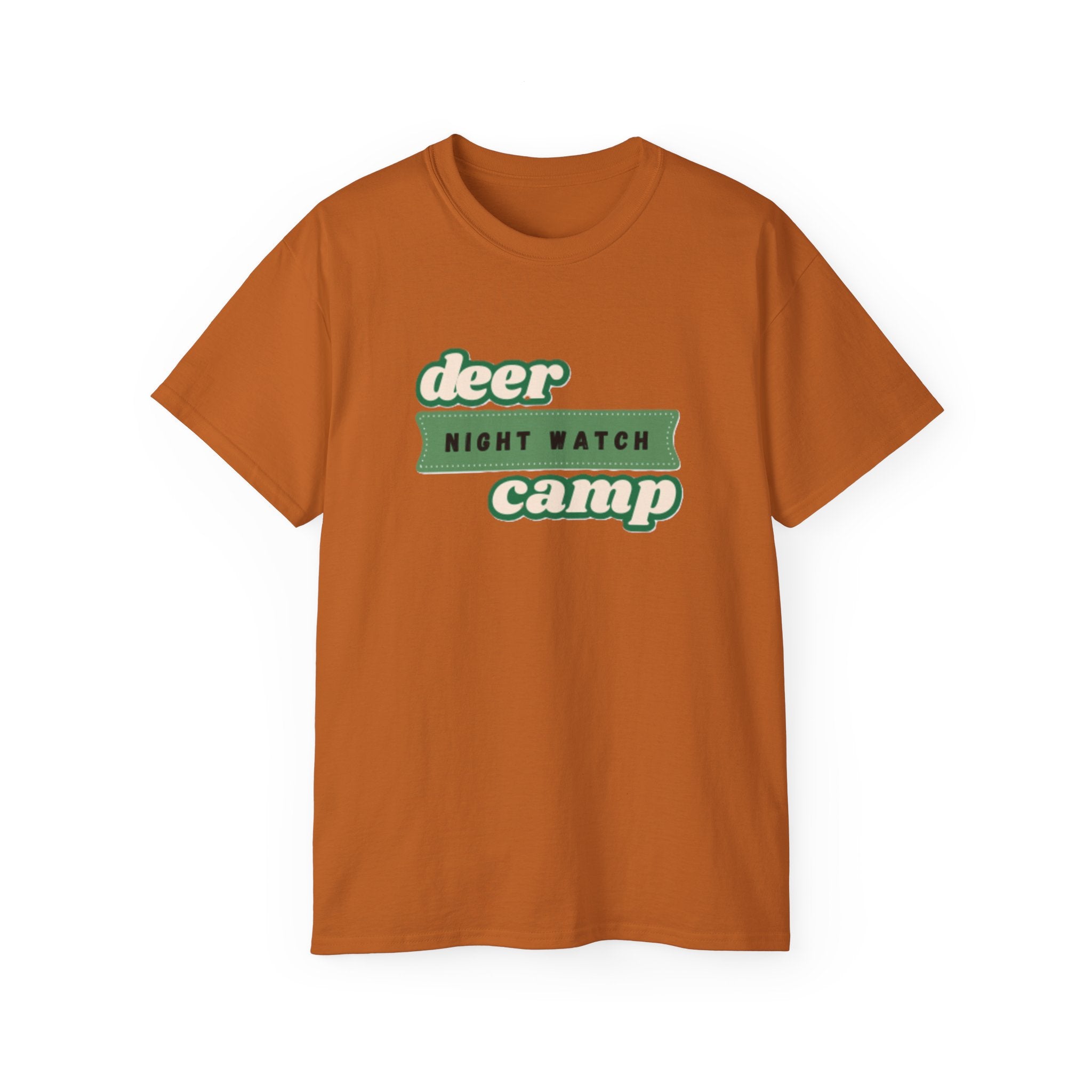 Deer Camp Night Watch T-Shirt - Comfy Cotton